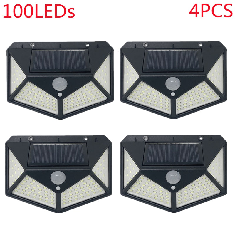 Luminária Solar 100 Led Sem Fio Automática ®LightAll