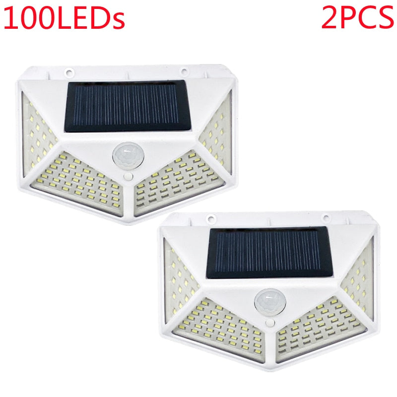 Luminária Solar 100 Led Sem Fio Automática ®LightAll