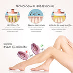 Depilador Portátil a Laser IPL 3 em 1- TotalDepil® (ELIMINA TOTALMENTE OS PELOS)