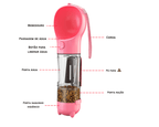 Garrafa de água para Cães e Gatos 4 em 1 ®PetBottle