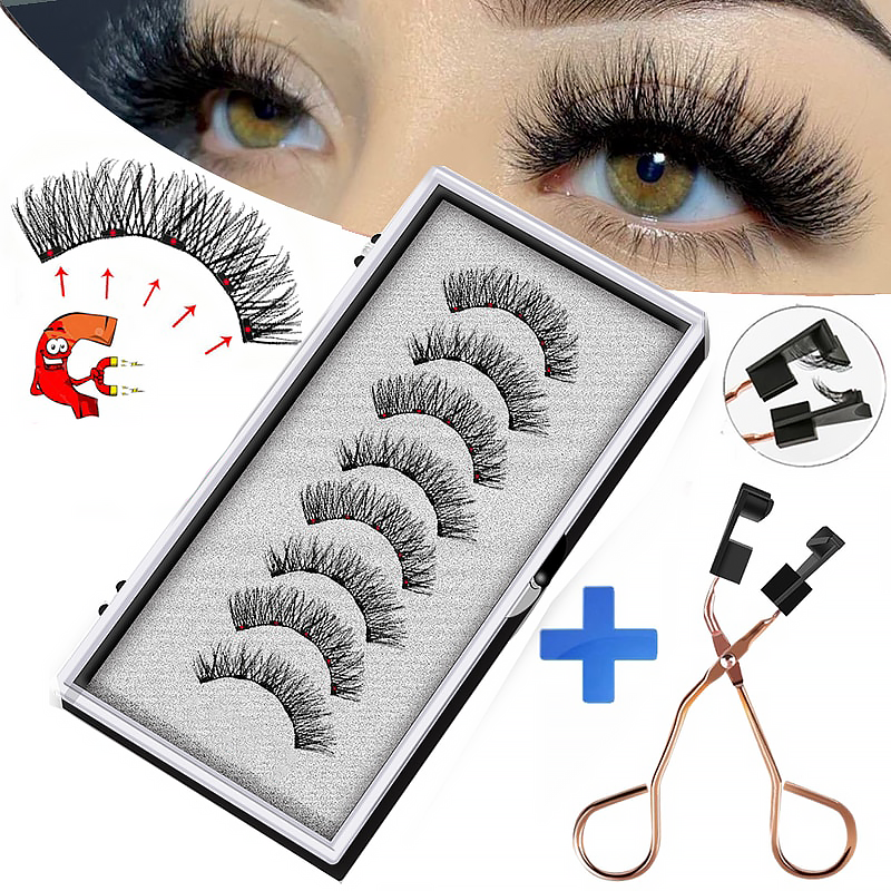 Kit Super Cílios Magnéticos + Aplicador Magnético - ®BeautyGirl