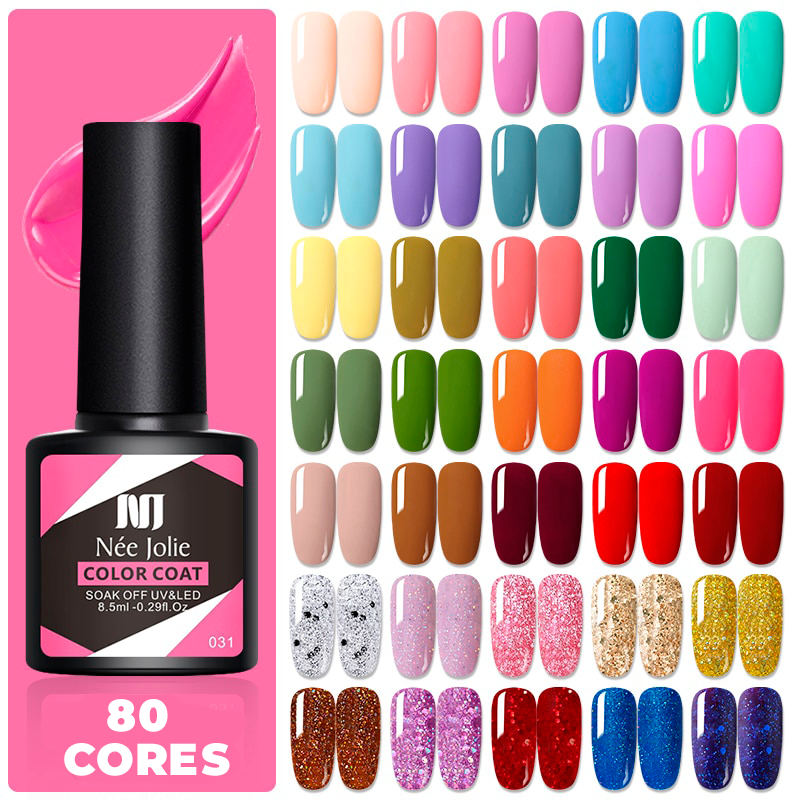 Kit Poligel Com 6 Cores Cada Set - LuxGel Née