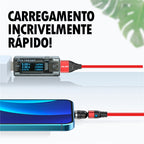 Cabo usb magnético para carregamento rápido ®MagneticCable (SUPER RESISTENTE)