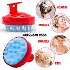 Escova Massageadora 3 em 1  antifrizz anticaspa antiqueda  -  HairCare® (LANÇAMENTO 2022)