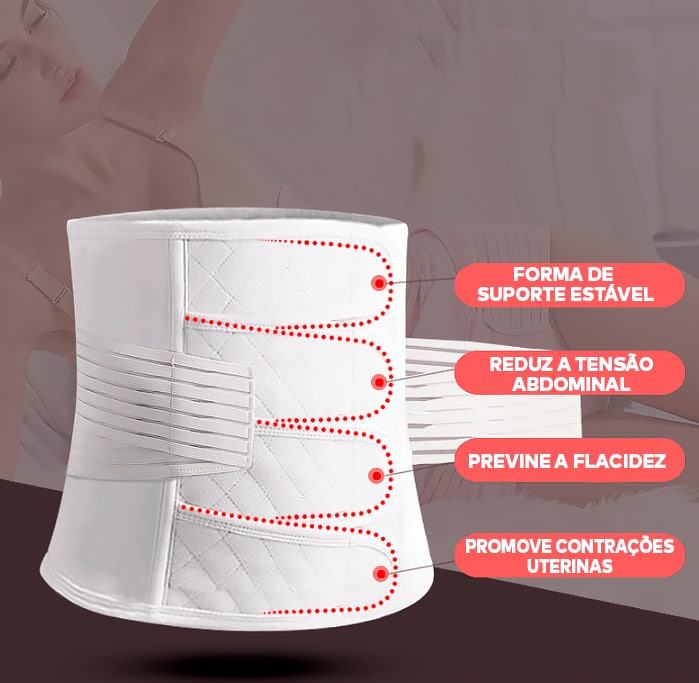 CINTA PÓS PARTO ERGONÔMICA E MODELADORA - ®MommyCare