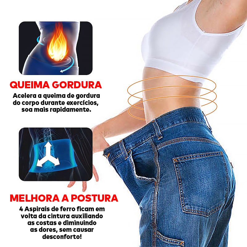 Super Cinta modeladora ®Fitness Model   (CINTURA FINA EM MINUTOS)