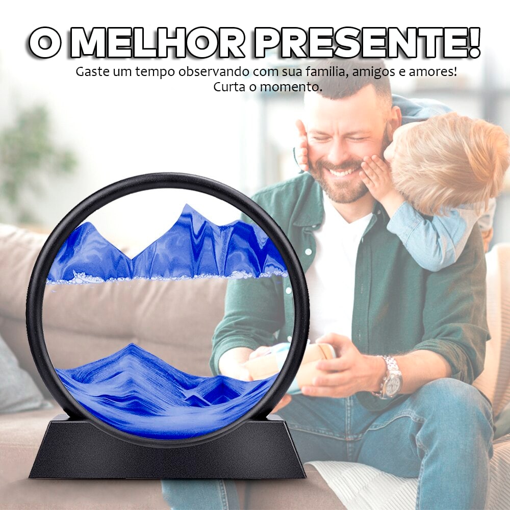 Ampulheta Decorativa Dunas de Areia