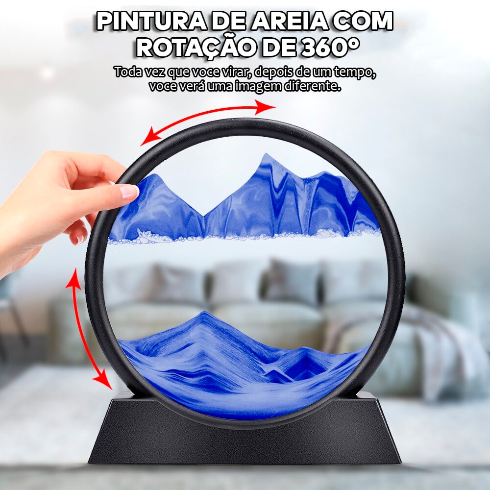 Ampulheta Decorativa Dunas de Areia