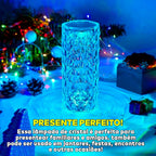 Lúminaria de Led Cristal Para Mesa Com Sensor Touch USB - CrystalLed®