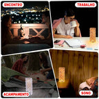 Lúminaria de Led Cristal Para Mesa Com Sensor Touch USB - CrystalLed®