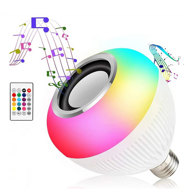 Lâmpada Led Com Som Bluetooth RGB - ®SoundLamp (VARIAS CORES)