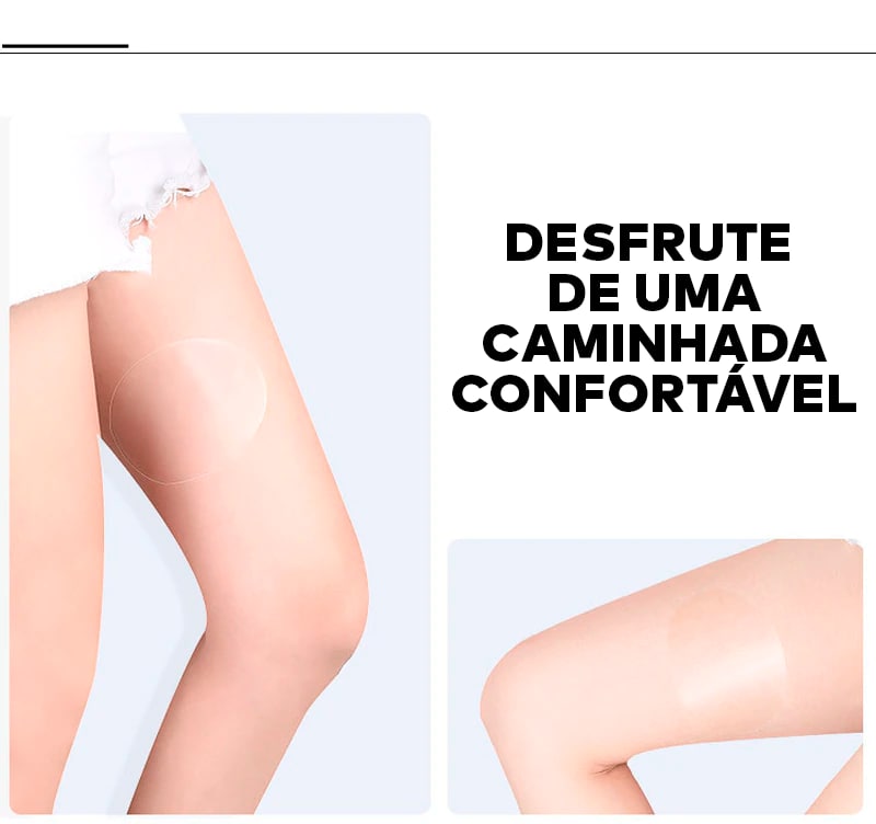 Adesivos para Coxa Perna antisuor e assaduras - ®InvisibleSticker