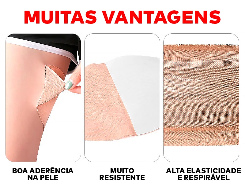 Adesivos para Coxa Perna antisuor e assaduras - ®InvisibleSticker