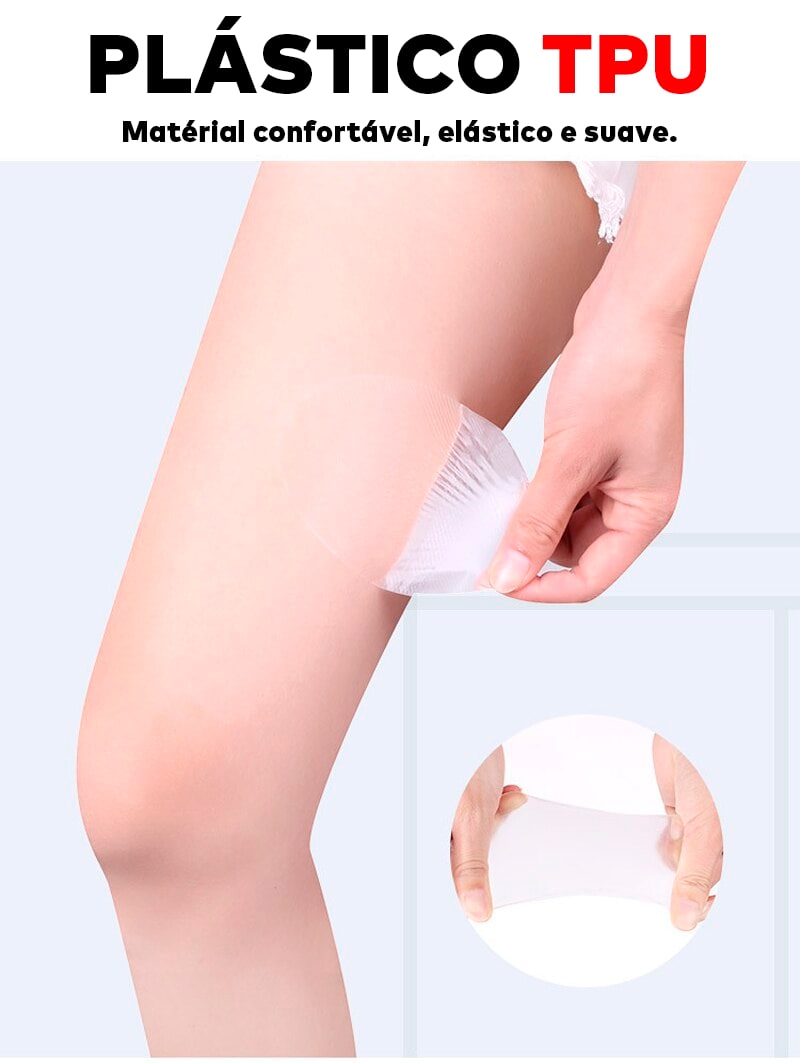 Adesivos para Coxa Perna antisuor e assaduras - ®InvisibleSticker