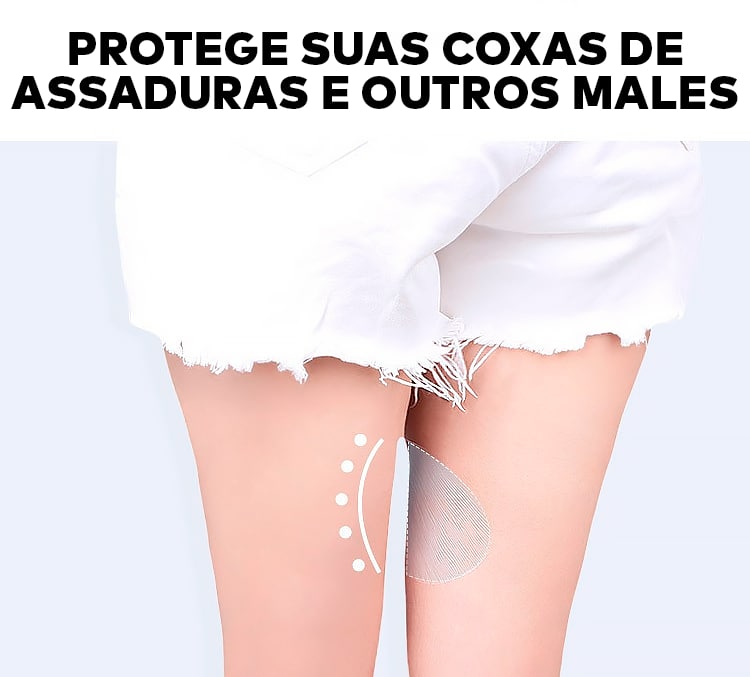 Adesivos para Coxa Perna antisuor e assaduras - ®InvisibleSticker