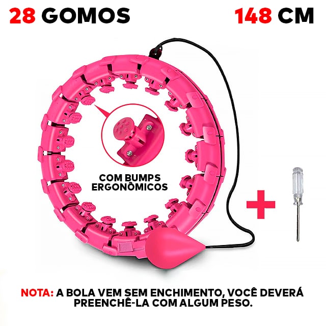 Bambolê Inteligente Fitness – HuluFit® (PERCA 20KG EM DIAS )