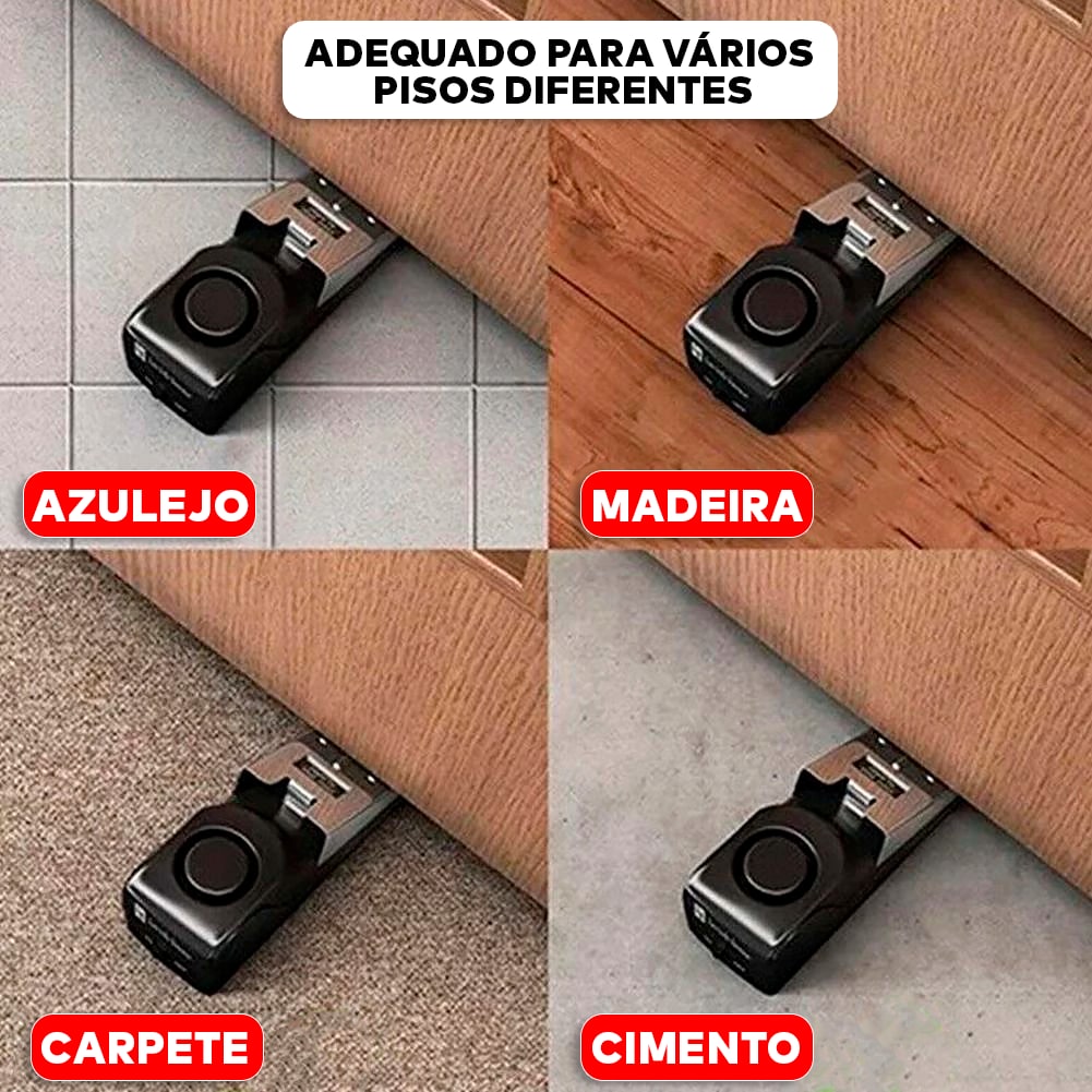 Alarme Batente Inteligente Para Portas e Janelas Sensor Sonoro Anti Roubo - MaxAlarme®