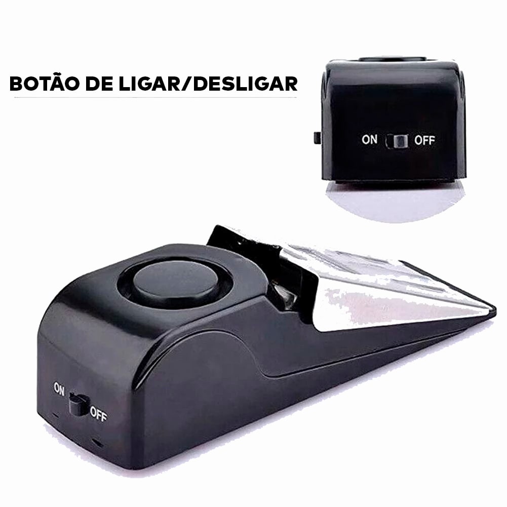 Alarme Batente Inteligente Para Portas e Janelas Sensor Sonoro Anti Roubo - MaxAlarme®