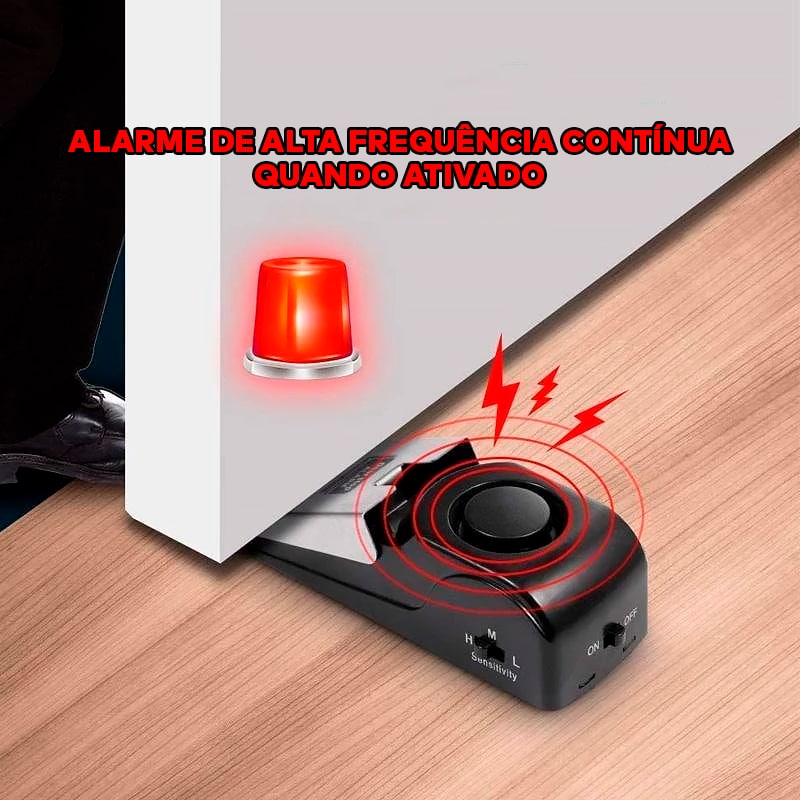 Alarme Batente Inteligente Para Portas e Janelas Sensor Sonoro Anti Roubo - MaxAlarme®