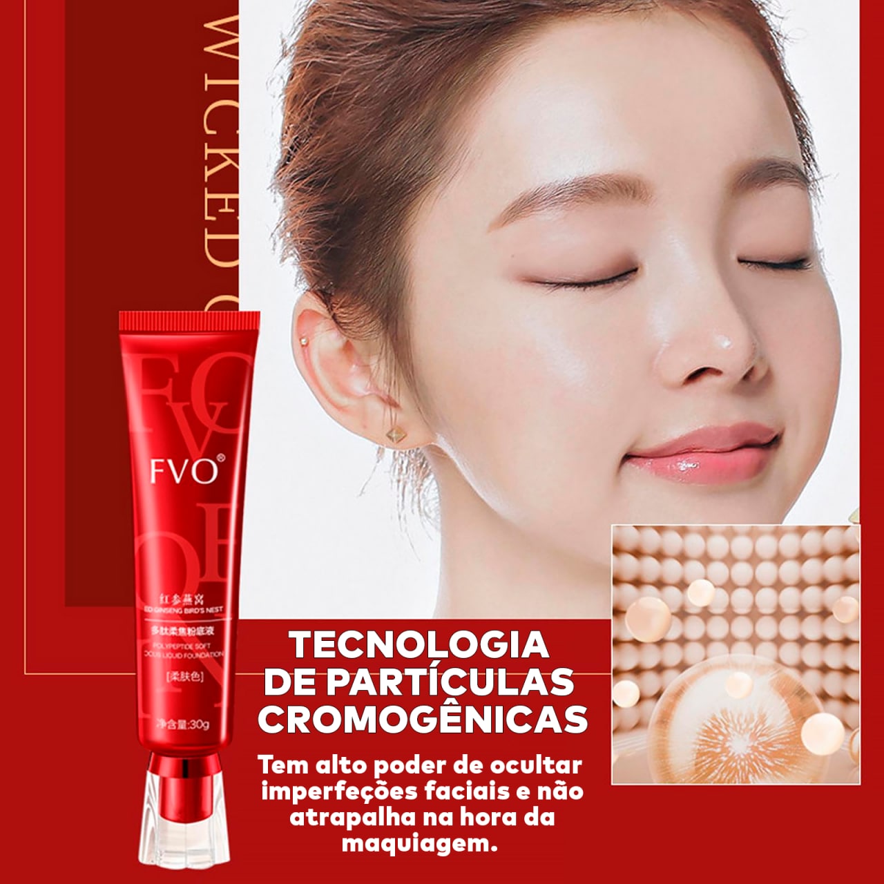 Base Líquida 100% Á Prova D'água ®BaseWater FV