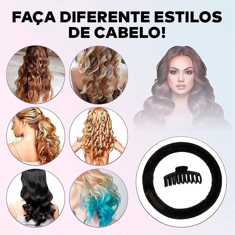 Modelador de Cachos Sem Calor Rodondo - ®ModelHair