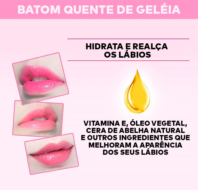 Batons Hidratante de Geleia de Flor ®PrincessFlower