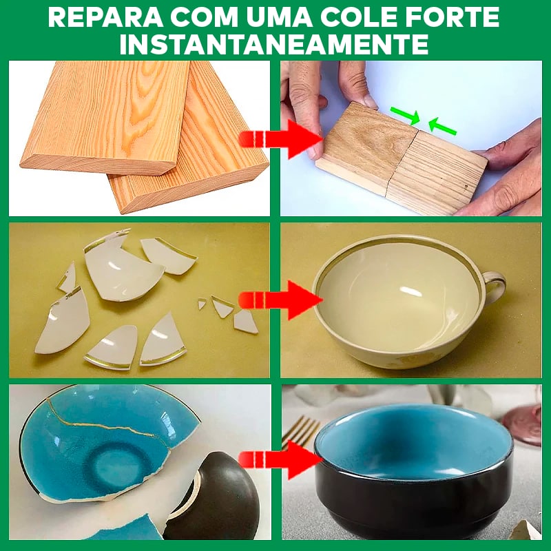 Super Cola de Solda à Prova d'água ®BondMax (COLA TUDO)