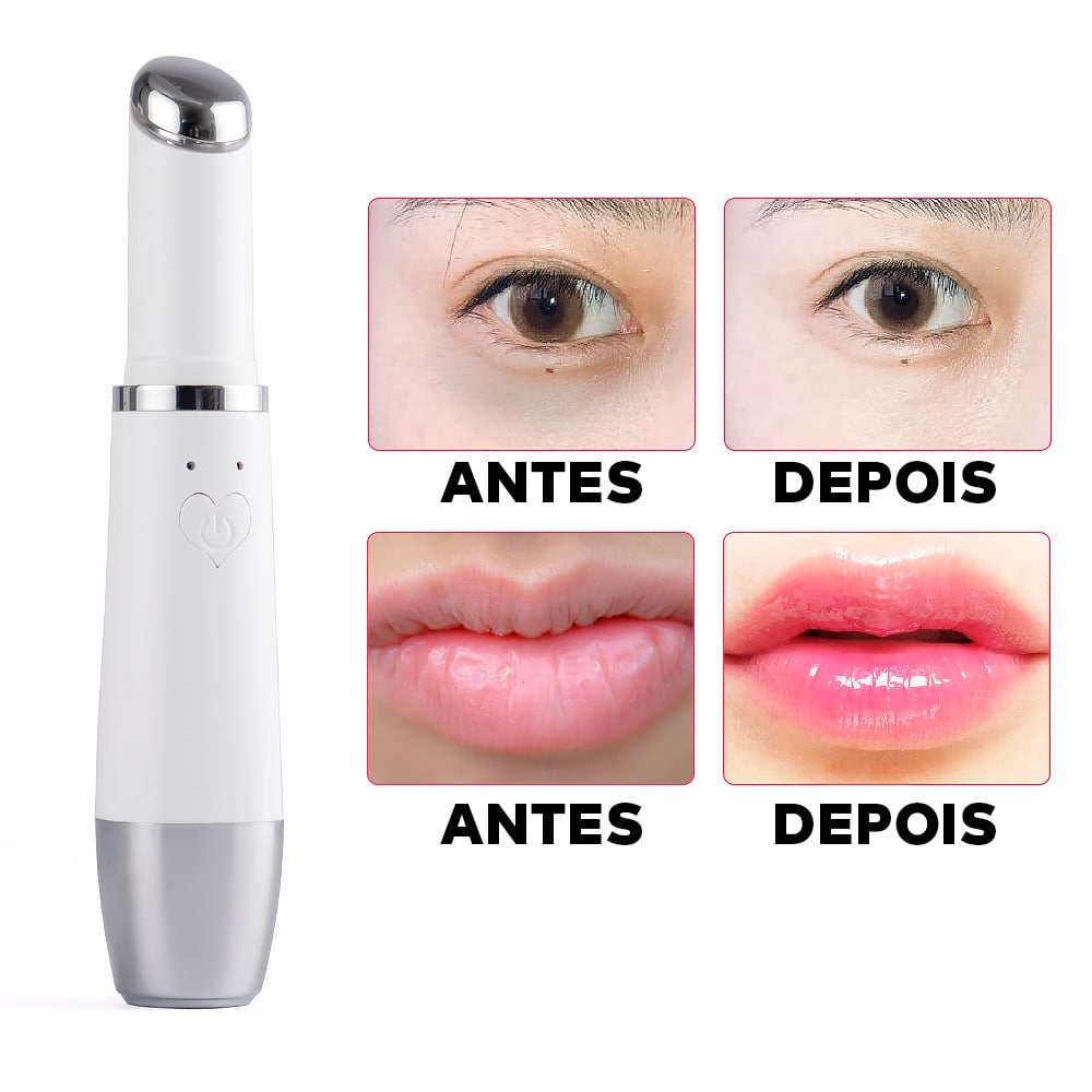 Caneta Massageadora Iônica Anti Rugas e Olheiras ®YoungBeutry (PELE 100% MAIS JOVEM)