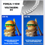 Mini Estúdio Fotográfico Portátil com LED - LightBox®