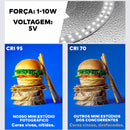 Mini Estúdio Fotográfico Portátil com LED - LightBox®