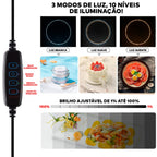 Mini Estúdio Fotográfico Portátil com LED - LightBox®