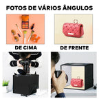 Mini Estúdio Fotográfico Portátil com LED - LightBox®