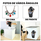 Mini Estúdio Fotográfico Portátil com LED - LightBox®