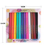Kit com 12 Delineadores Coloridos 100% Á Prova D'agua ®HandaiyanColor