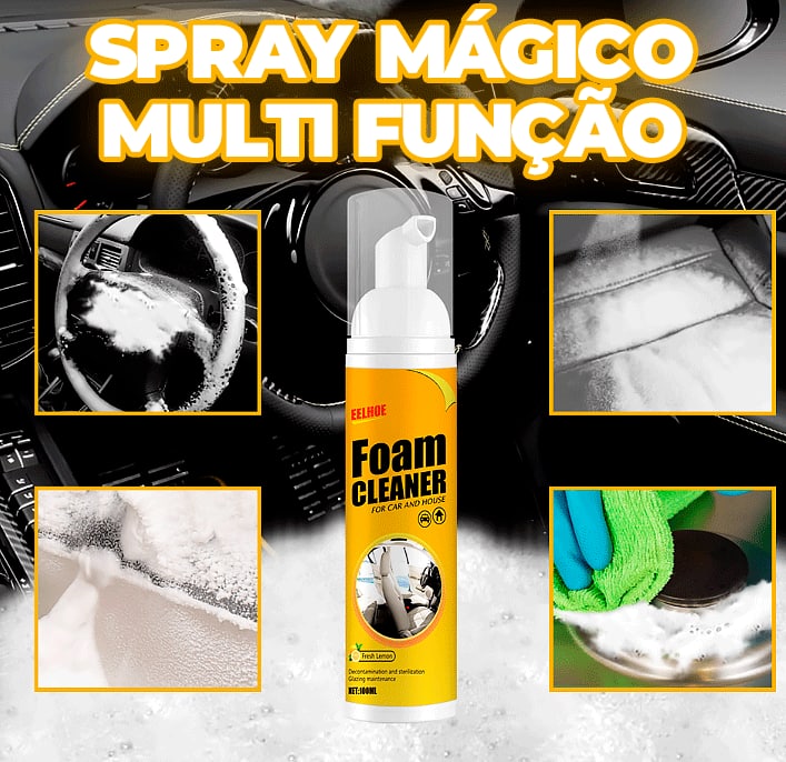 Spray Mágico Para Limpeza e Removedora de Manchas 150ml - FoamCleaner®