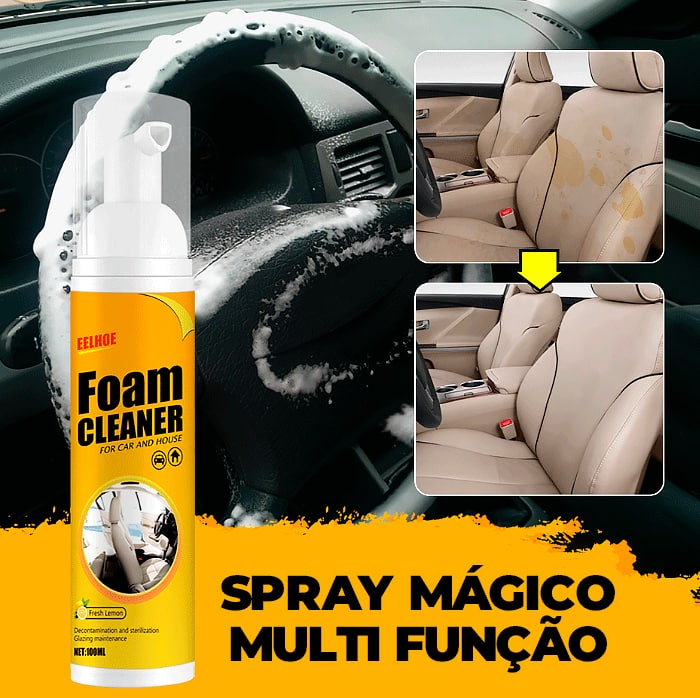 Spray Mágico Para Limpeza e Removedora de Manchas 150ml - FoamCleaner®