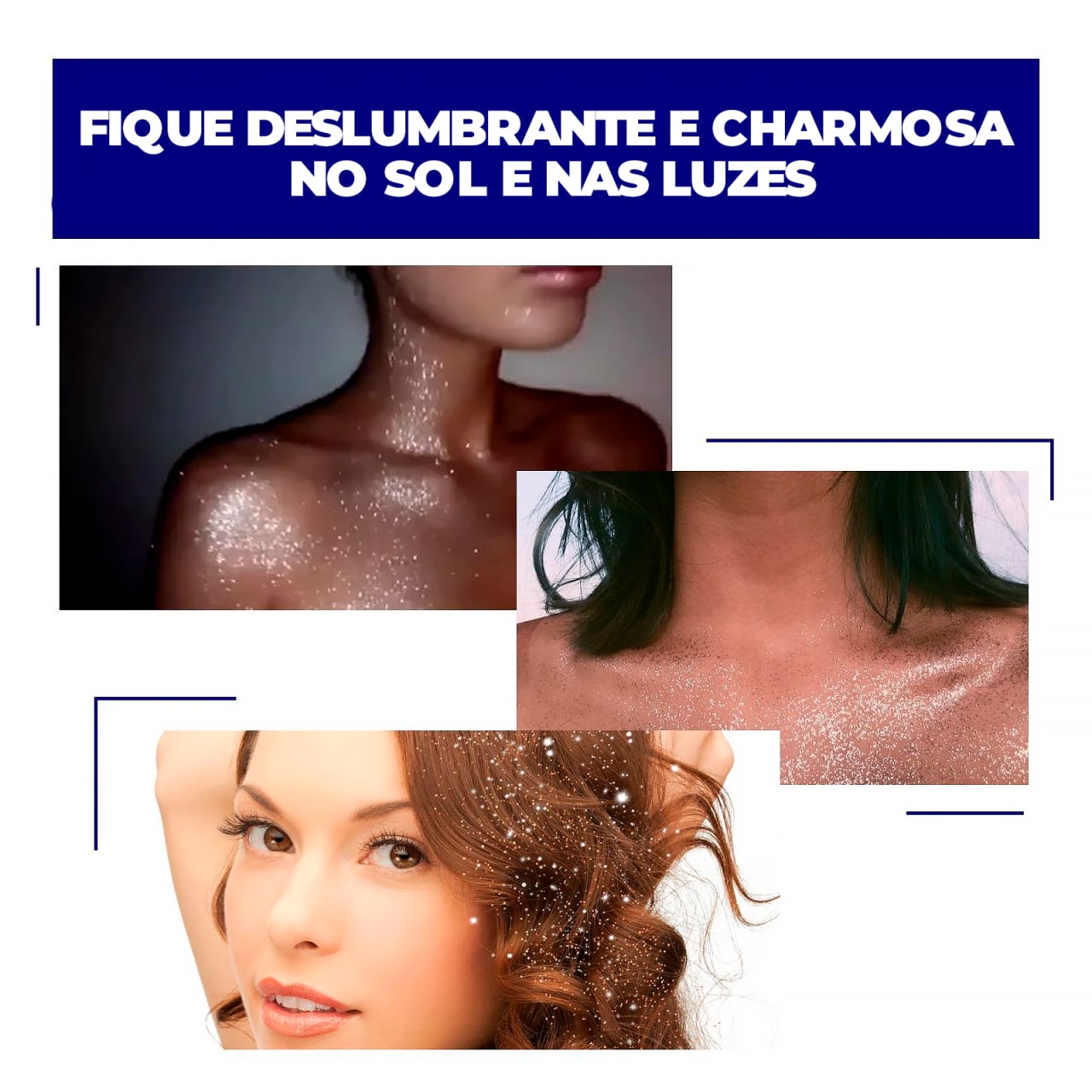 Spray de Glitter Iluminador Capilar e Corporal - ®SHINY