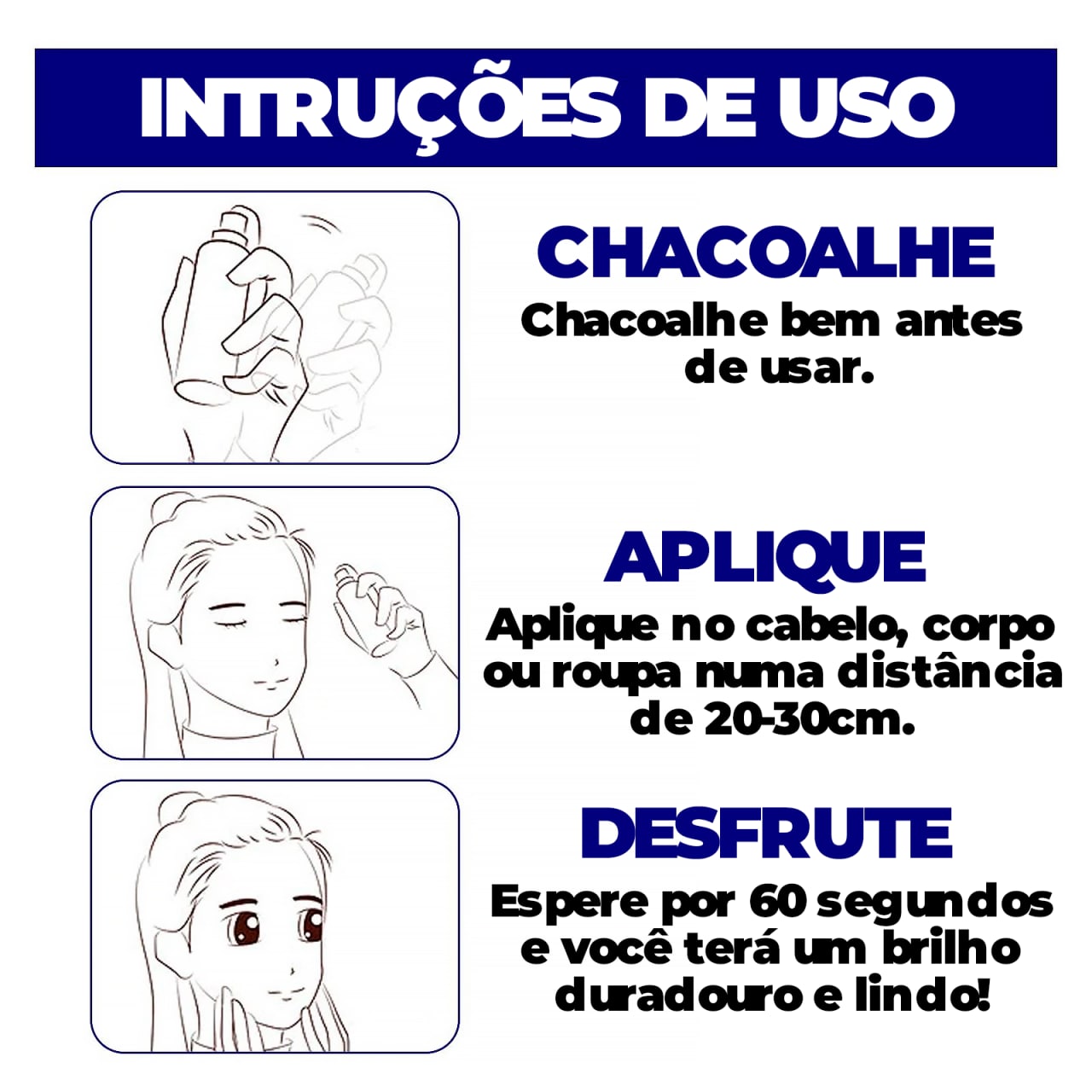 Spray de Glitter Iluminador Capilar e Corporal - ®SHINY