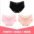 Kit de 3 Calcinha Menstrual - HealthyWoman® (Compre 1 e leve 3)
