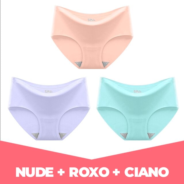 Kit de 3 Calcinha Menstrual - HealthyWoman® (Compre 1 e leve 3)