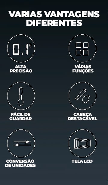 Colher Medidora com Balança Digital - Medição Precisa