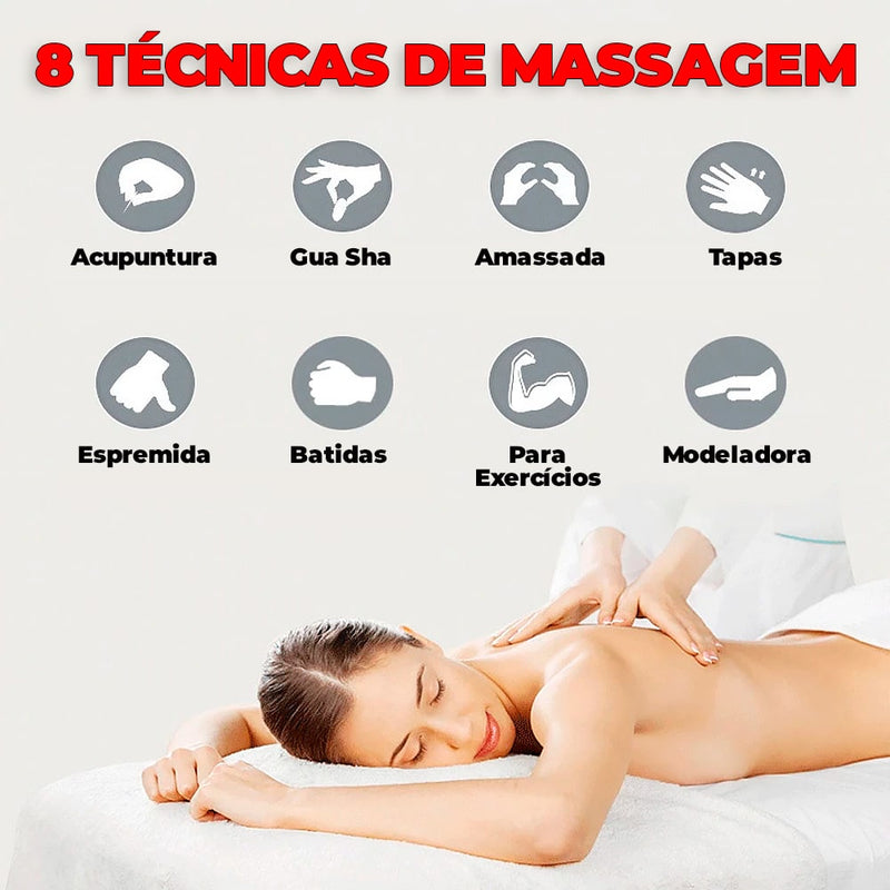 Mini Massageador Elétrico Para Costa, Braços, Pernas - VARIMAX® (ELIMINA 100% AS VARIZES)