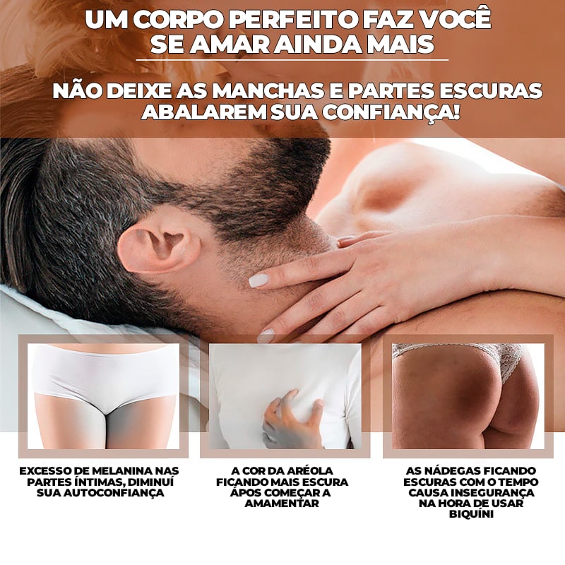 Creme Clareador de Axilas, Virilha, Pescoço e Cotovelo - Retinol®