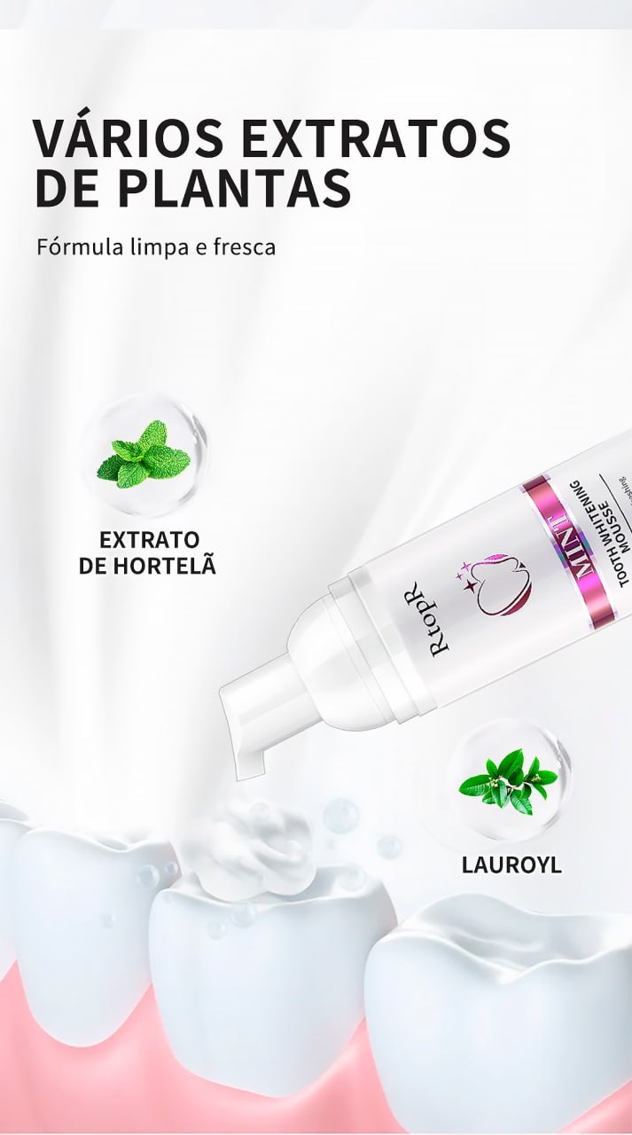 Super Clareador Dental e Removedor de Manchas -®RtopR