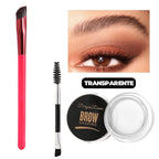 Kit Escova Pincel Angular Para Sobrancelhas + 2 Brindes - ®EyesBeauty
