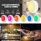 Luz Led Portátil Com 12 Cores - ®SMARTLIGHT