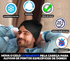 Touca Terapêutica para Alívio de Enxaquecas e Dores de Cabeça - ®AlivMax
