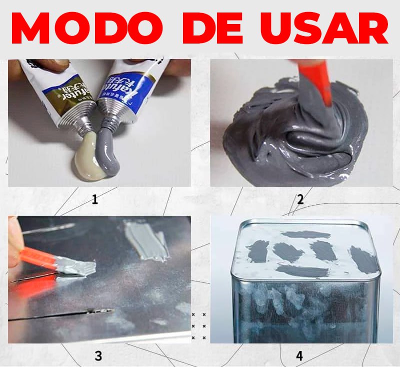 Super Cola de Soldagem 2 em 1  - ®Magic Glue (REPARAÇÃO TOTAL)