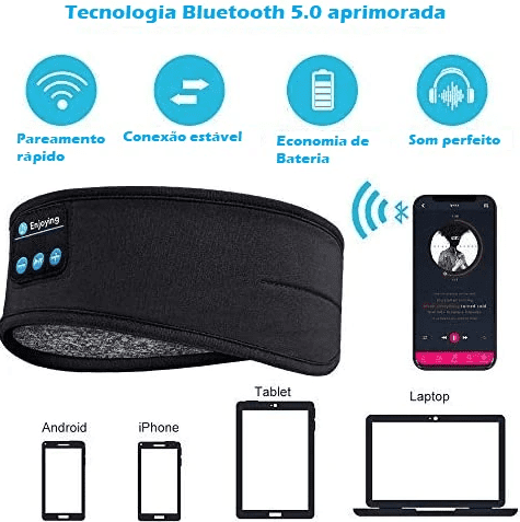 Faixa Musical Wireless Bluetooth 2 em 1