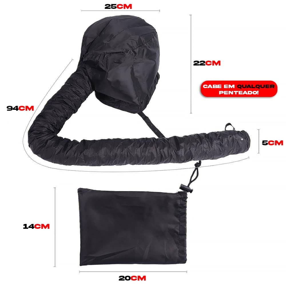 Touca térmica difusora 2 em 1 ®HairDefution